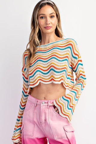 Summery Crochet Cropped