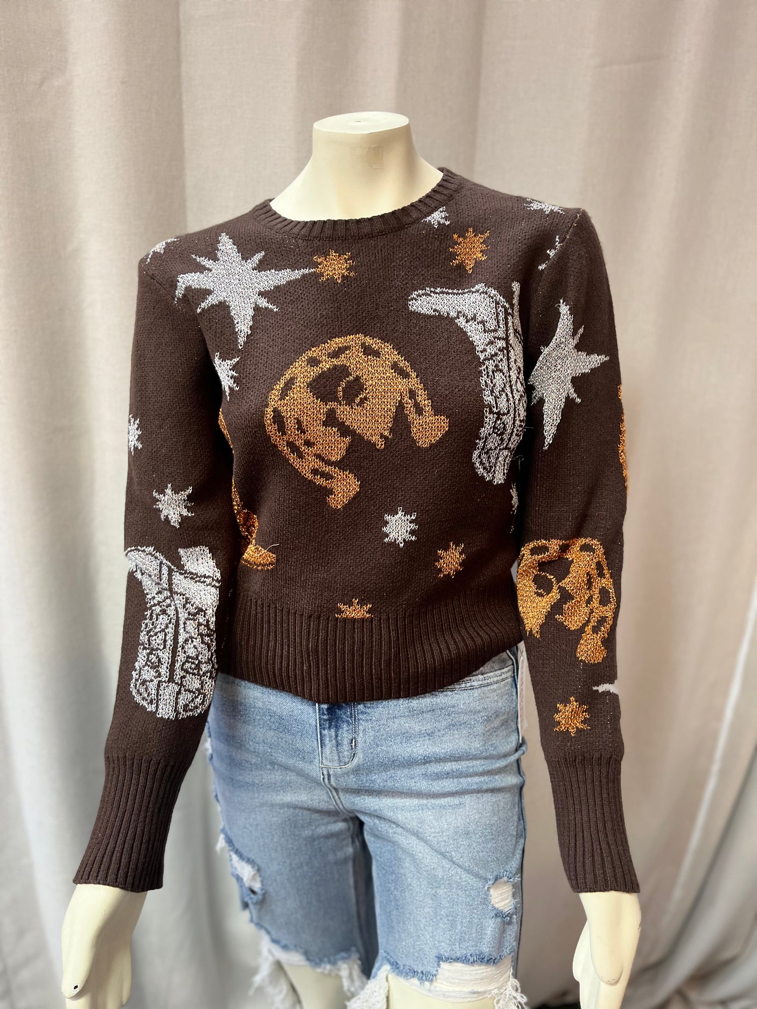 The Goldie Cropped Sweater